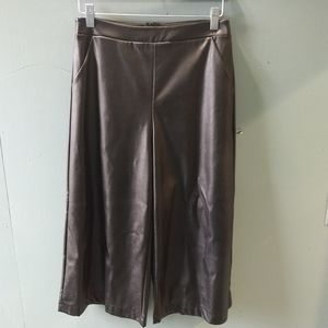 Leather Palazzo trousers